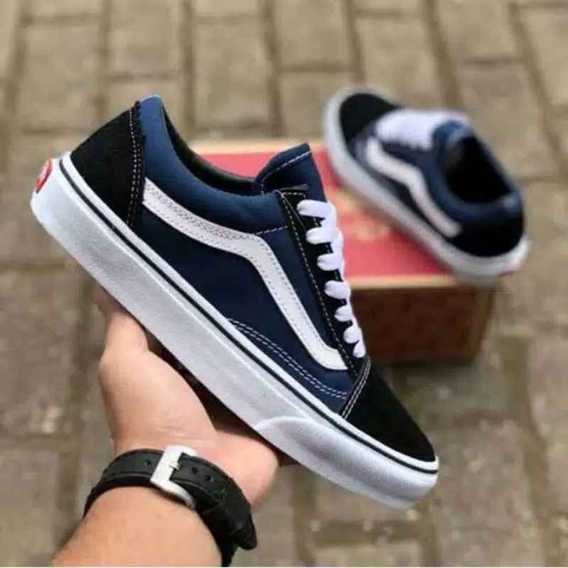 vans old skoll sepatu wanita sneakers santai kerja