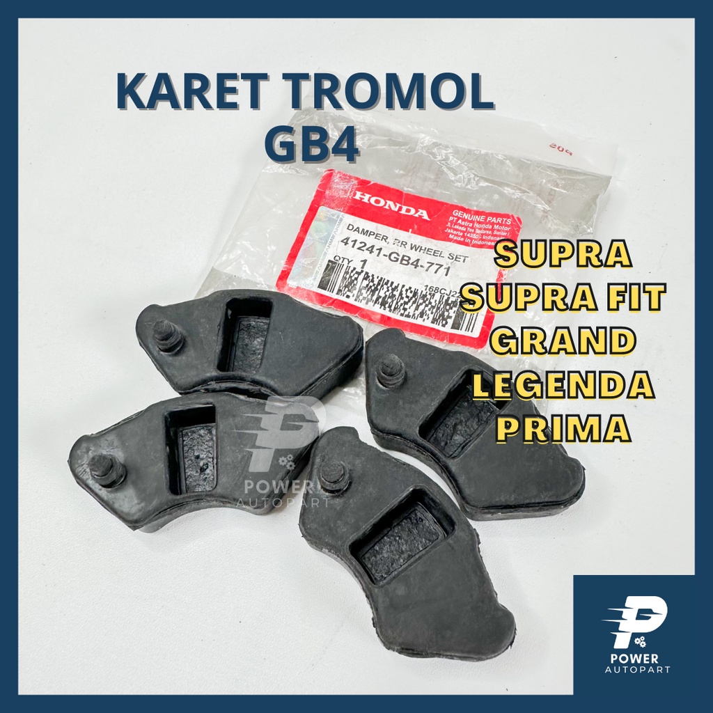 KARET TROMOL MOTOR HONDA SUPRA, SUPRA FIT, GRAND, PRIMA KUALITAS ASLI ORIGINAL  - Gn5 / kev