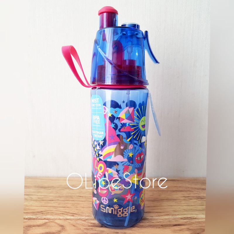 SMIGGLE - Ziggy Spritz Drink Bottle Bottle Botol Minum Smiggle (B)