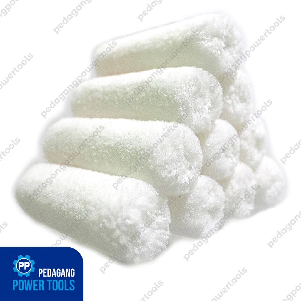 PINEHILL MICROFIBER REFILL BULU KUAS ROLL CAT SET 10 PCS PAINT ROLLER