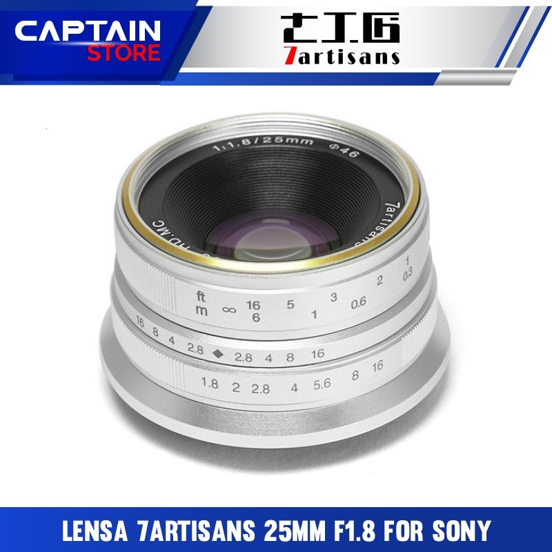 Lensa 7Artisans 25mm F1.8 / 7 Artisans 25MM For Sony