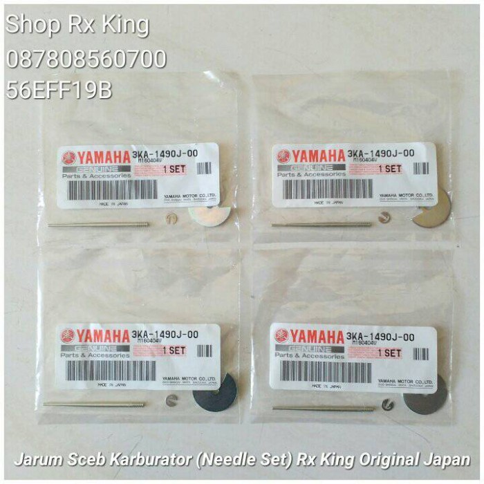 Jarum Sceb Karburator (Needle Set) Rx King, Original Yamaha Japan New