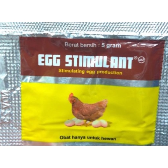 EGG STIMULAN 5 GRAM Vitamin Ayam Bertelur Pemacu Ayam Bertelur Egg Stimulant Multivitamin Vitamin un