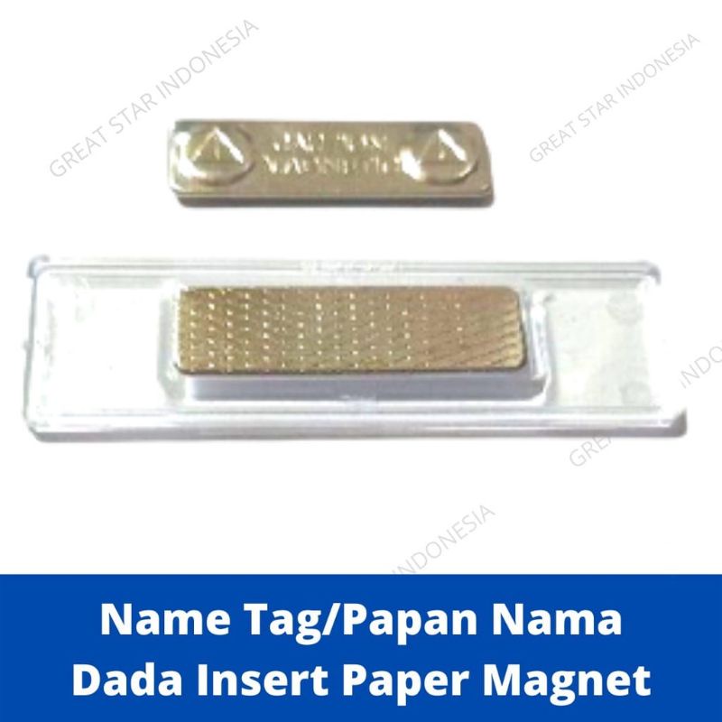 

BAHAN PAPAN NAMA DADA/NAME TAG INSERT PAPER