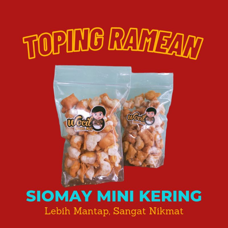 

Gurilem siomay mini kering toping bakso berat 100gr