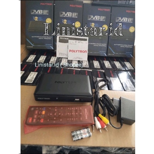 [POLYTRON ] SETOP BOX COCOK UNTUK TV TABUNG TV LED ANALOG KE DIGITAL TV  SET TOP BOX POLYTRO PV620 T