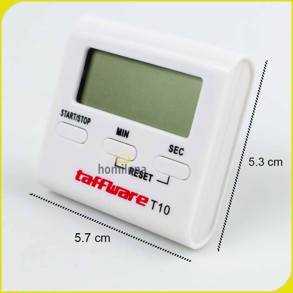 Taffware Timer Masak Dapur Countdown Digital Alarm Clock - T10