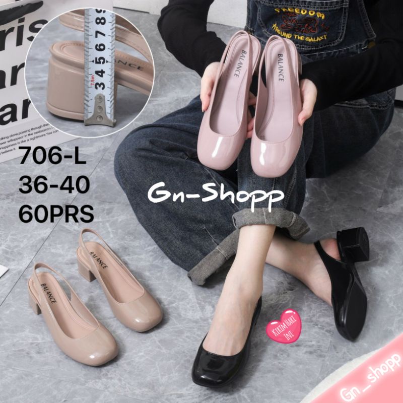 Sandal Sepatu Wanita Kekinian Import Jelly Balance 706-L