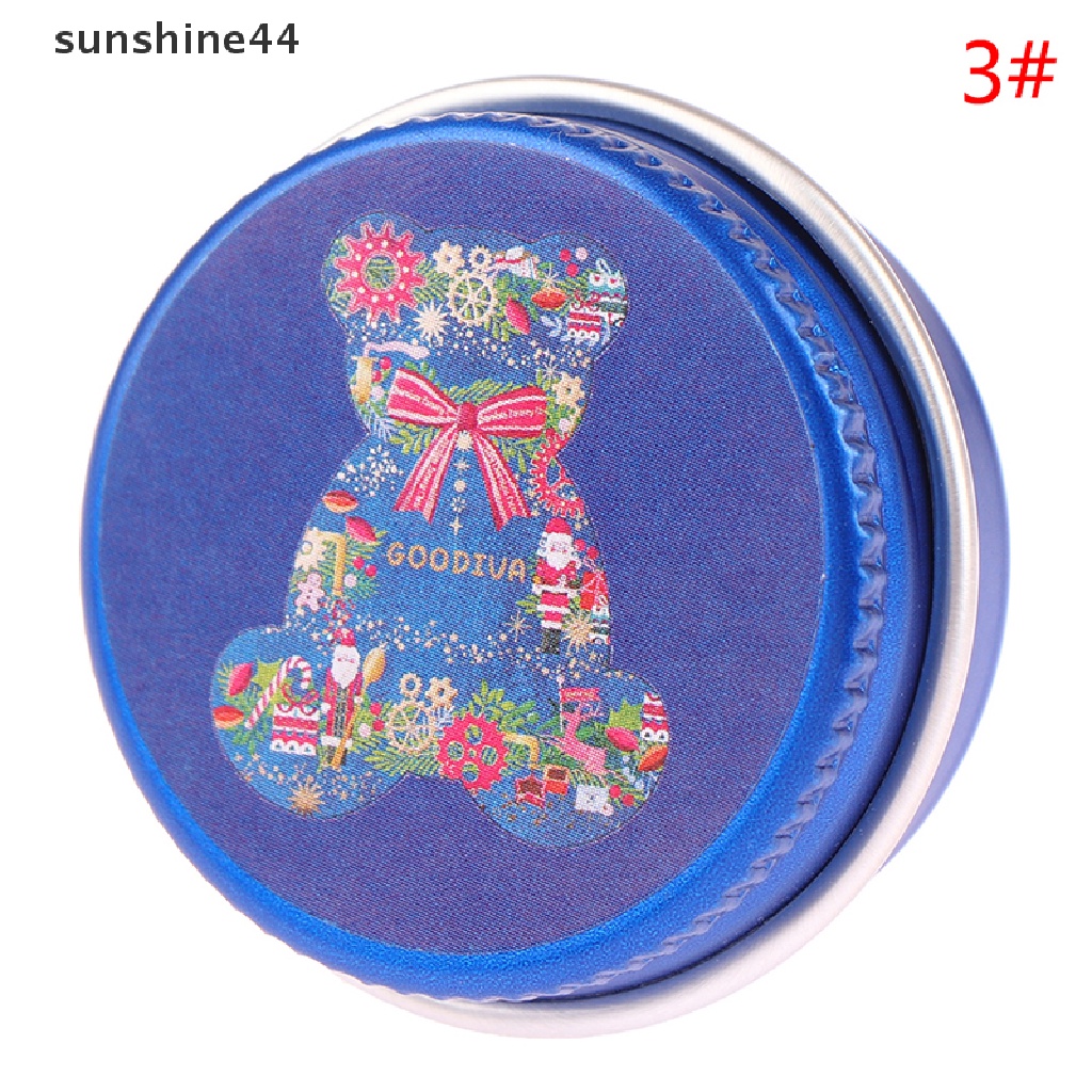 Sunshine1: 12rumah Boneka Miniatur Natal Kue Kering Biskuit Permen Hadiah Kotak Kaleng Model Home Living Scene Decor Toy.