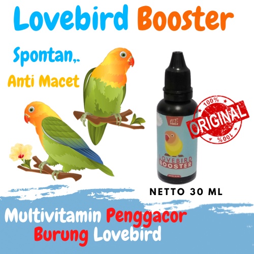 Vitamin Burung Lovebird 30mL / Suplemen Burung Vit Lovebird / Vitamin Lovebird Gacor / Hewan Burung 