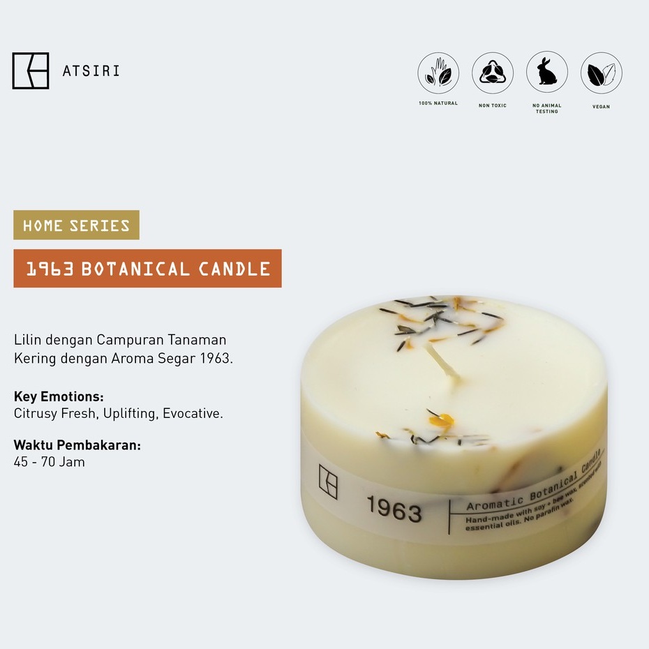 Botanical Candle - Rumah Atsiri