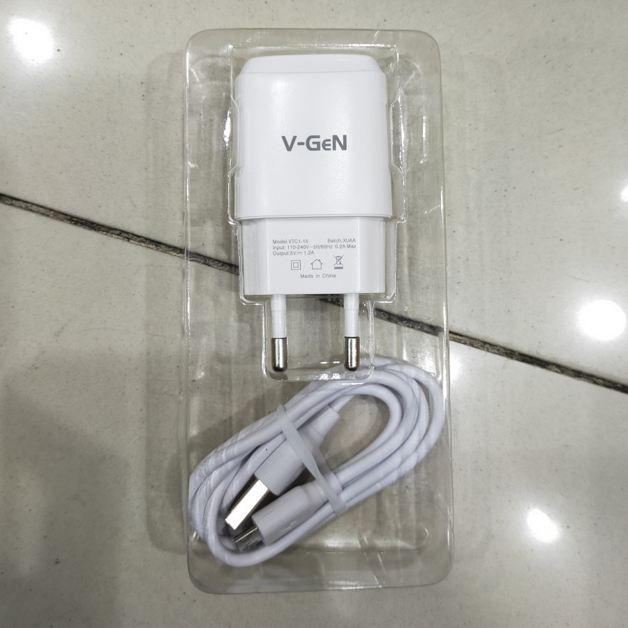 V-GeN VTC1-15 Adaptor Travel Charger 1.2A 1PORT