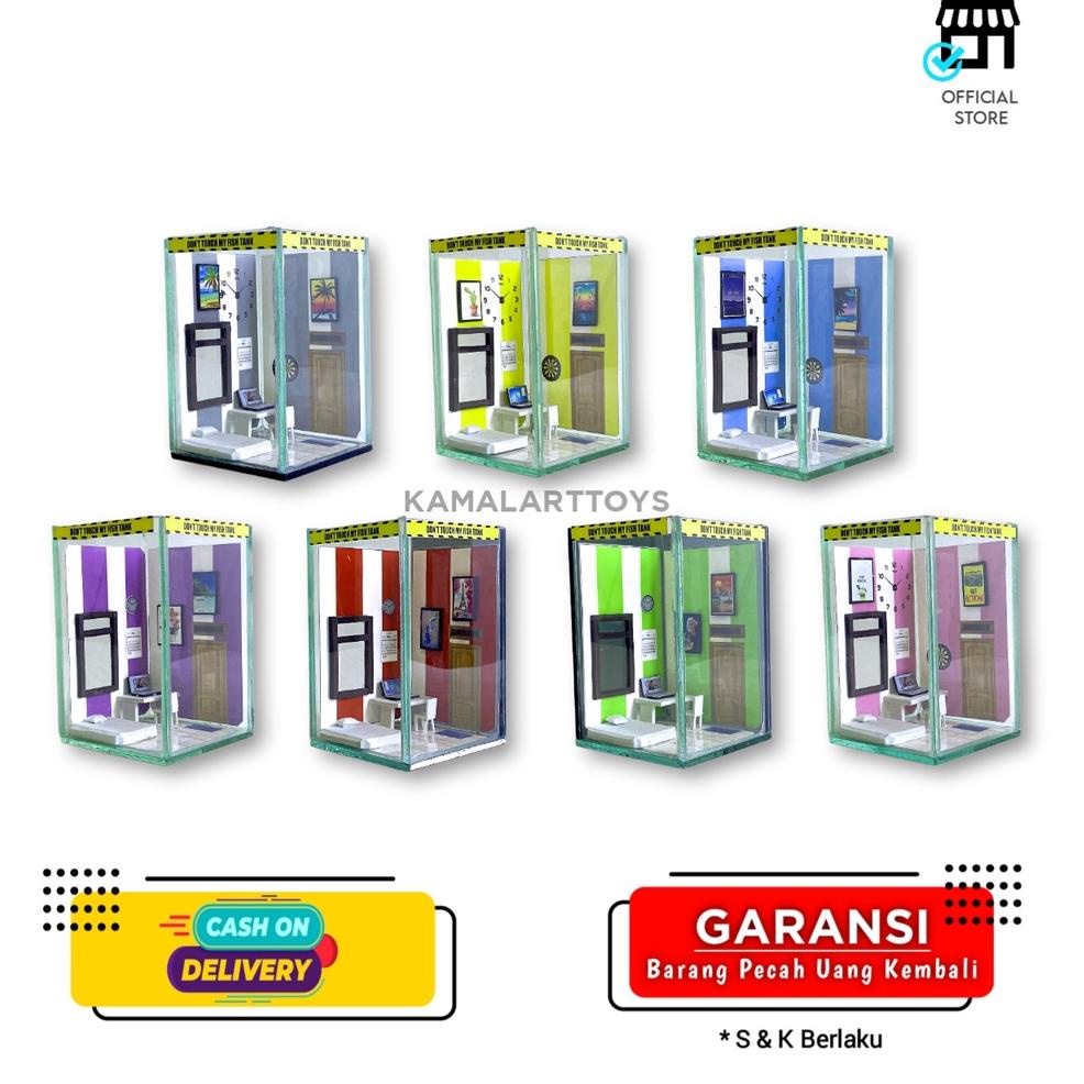 SQR AQUARIUM UNIK IKAN HIAS KAMAR KOST VIRAL / SOLITER CUPANG UNIK TEMA KAMAR TIDUR KOS 96el0