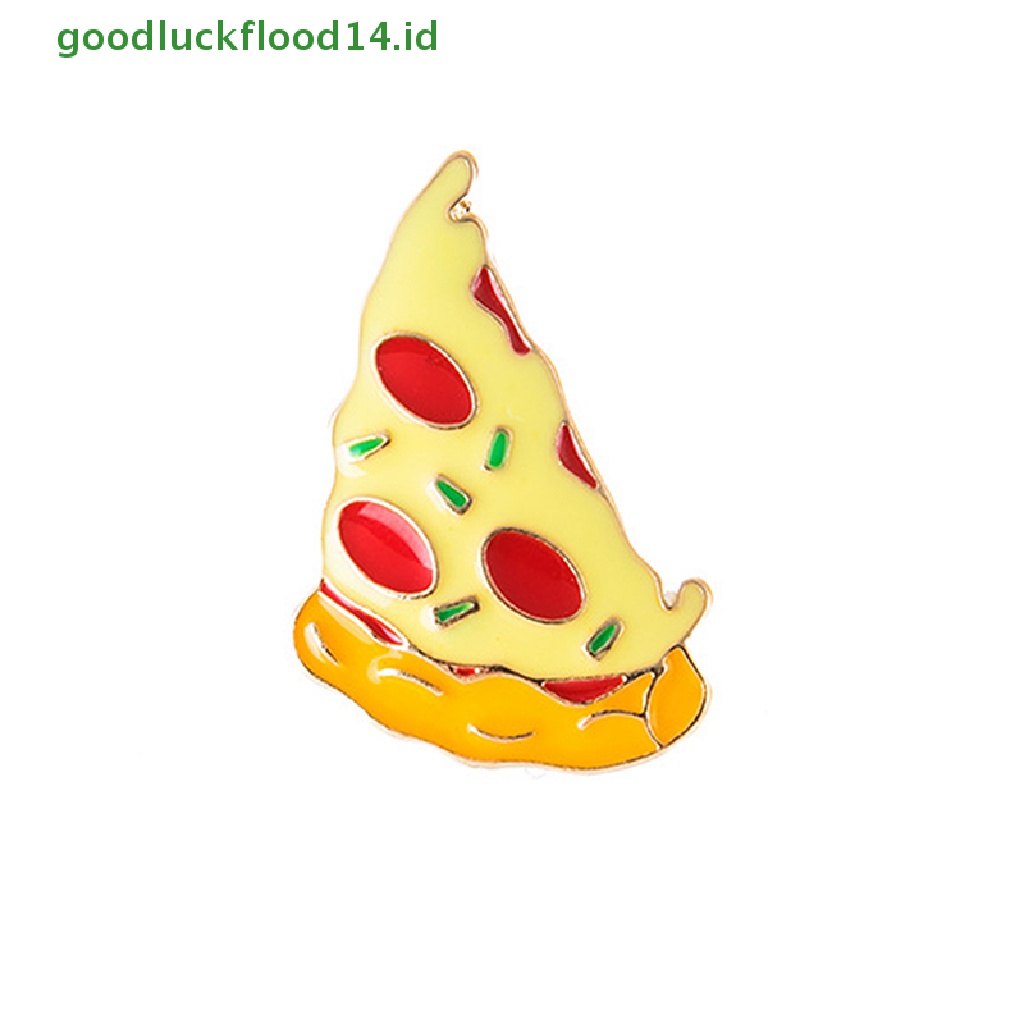 [GOOGFOUR] Bros Enamel Pin French fries Telur Burger Pizza icon badge Jaket Ransel [TOP]