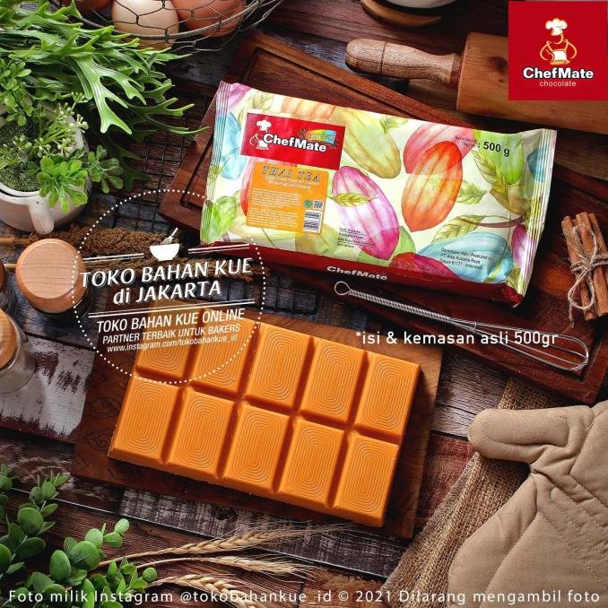 

Chefmate Carnival THAI TEA 500gr Chocolate Compound Cokelat Thaitea