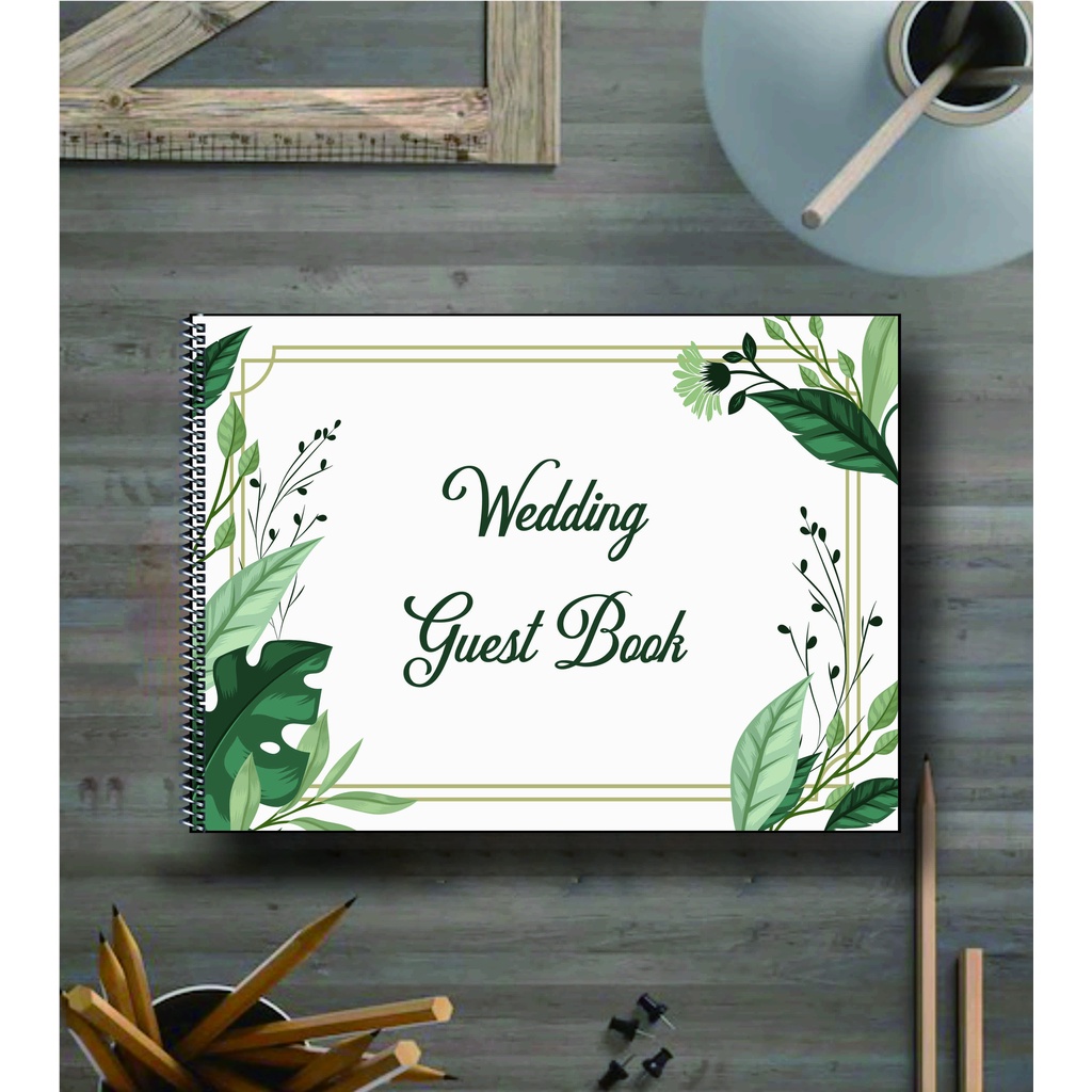 

Buku Tamu Pernikahan Wedding Guest Book NON CUSTOM R22