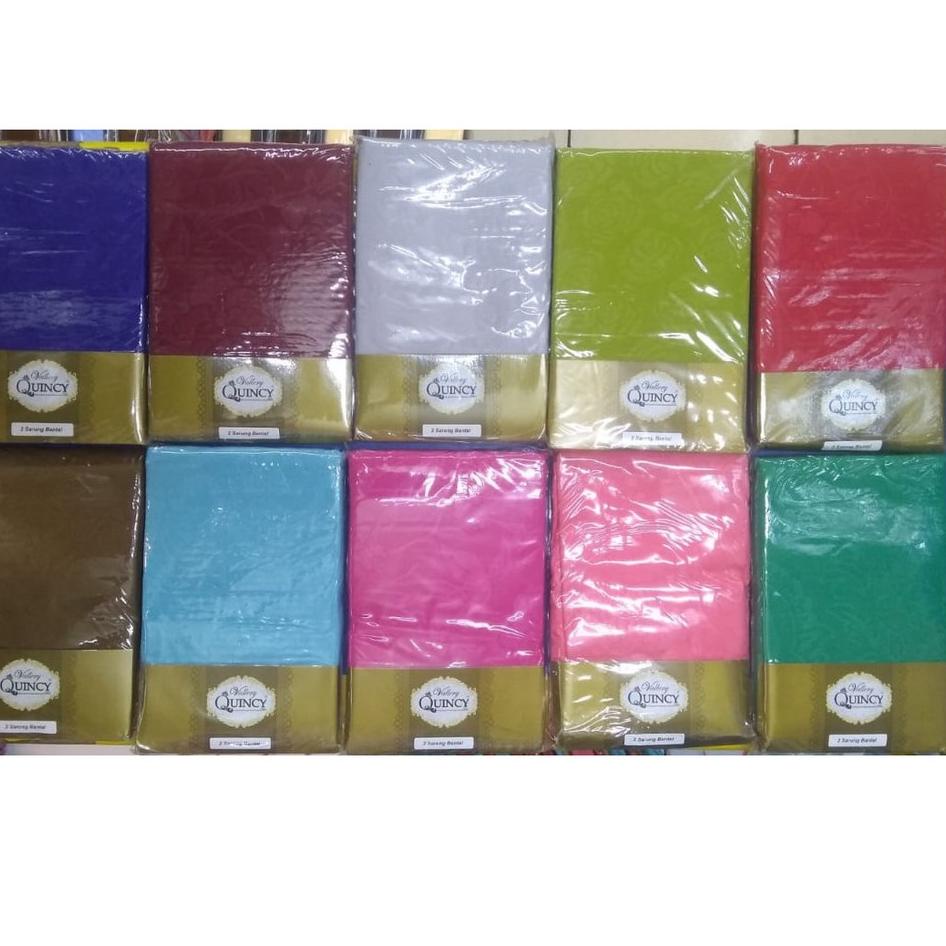 Fast Packing Sarung Bantal Polos Premium Vallery warna variasi (hijau, biru, kuning, merah, pink, un