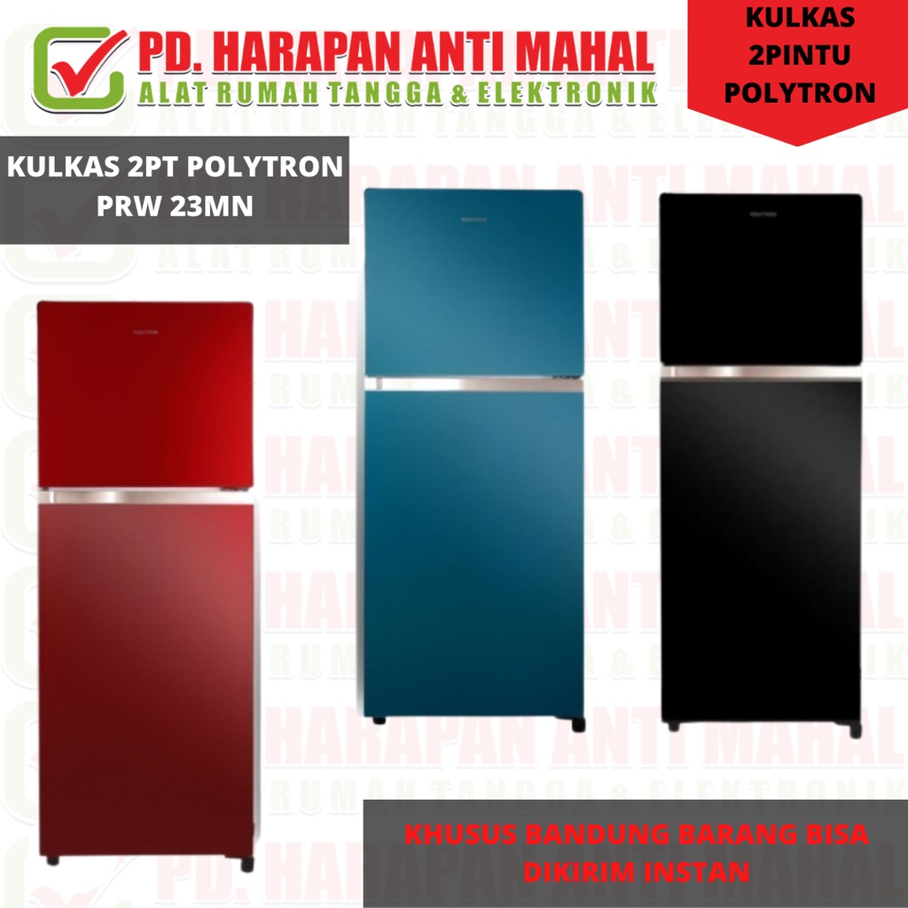 Jual KULKAS POLYTRON 2PT// KULKAS POLYTRON 2PINTU TYPE PRW 23MN