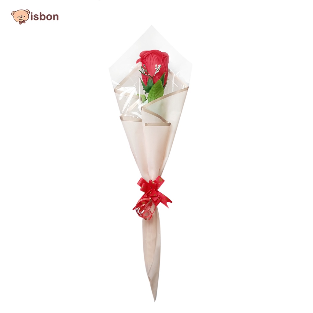 Buket Mini Flower Bunga Mawar valentine Wisuda Wedding Single Rose Bouquet Premium by Istana Boneka
