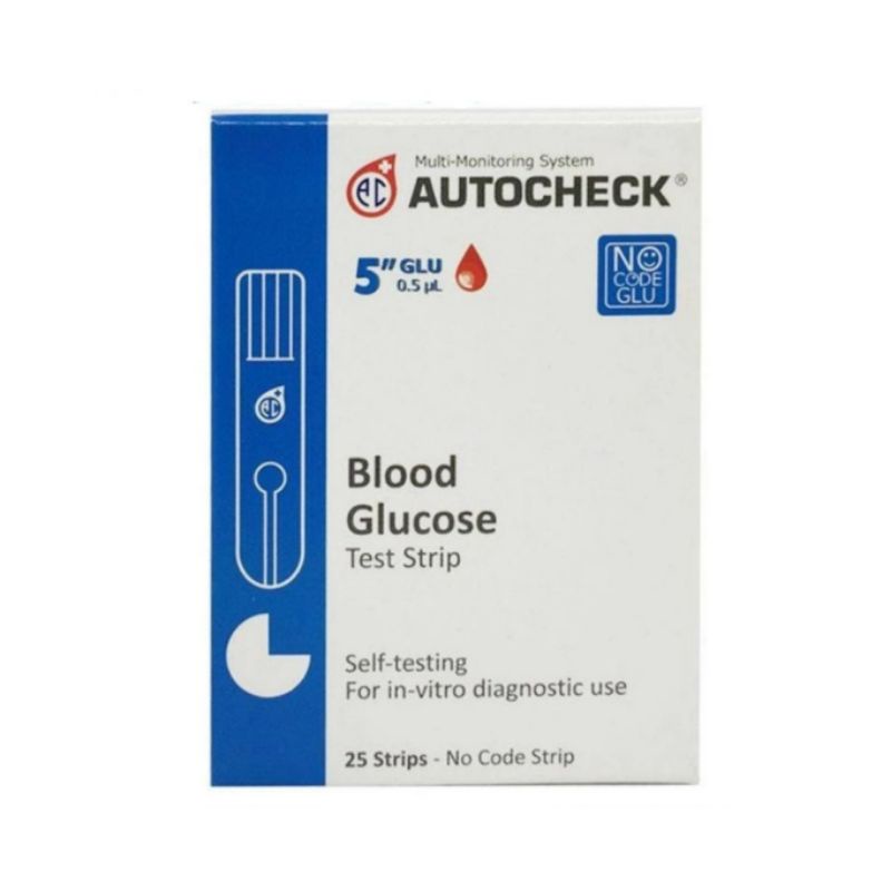 Autocheck Blood Glucosa Test Strip Gula Darah