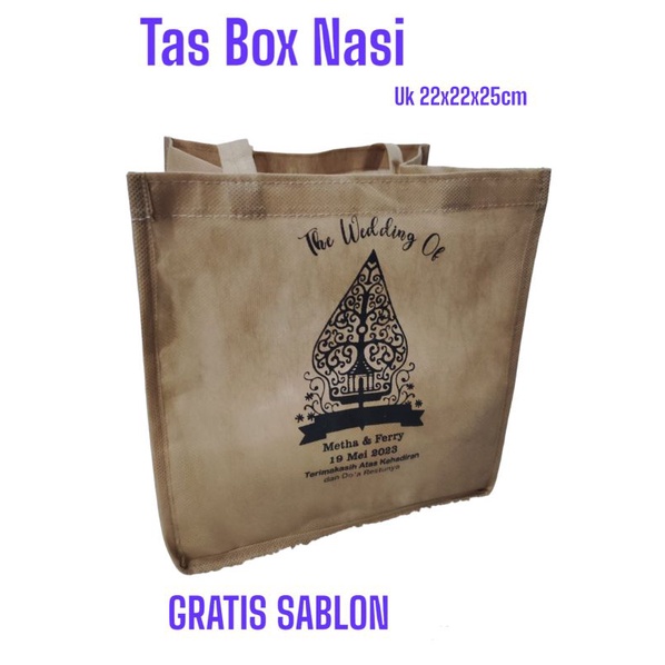 

Tas Box Nasi Uk 22x22x25cm