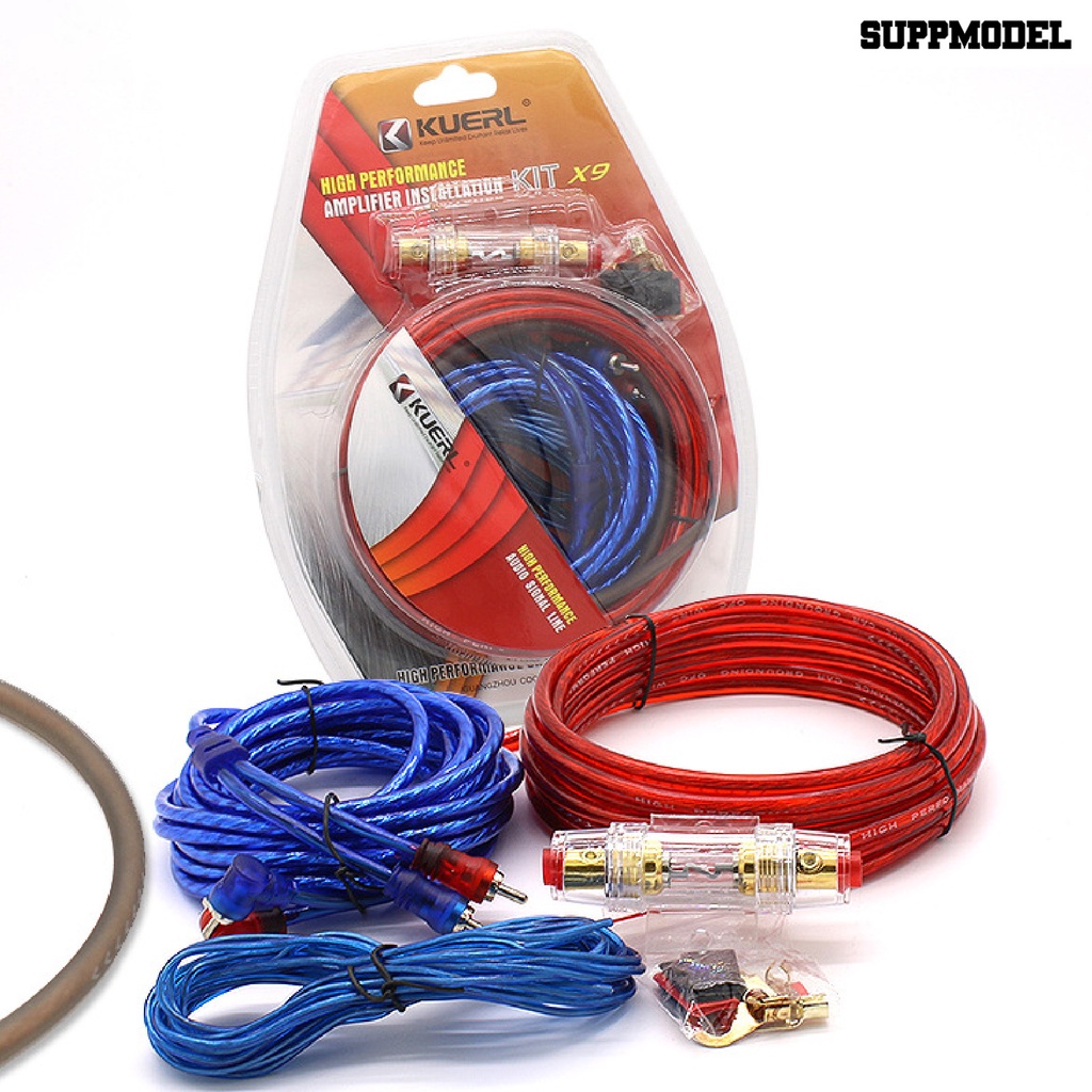 [SM] 1set Kabel Speaker High Fidelity Stabil Data Transmisi Universal 60A Kabel Audio Ampilifier Mobil Untuk Subwoofer