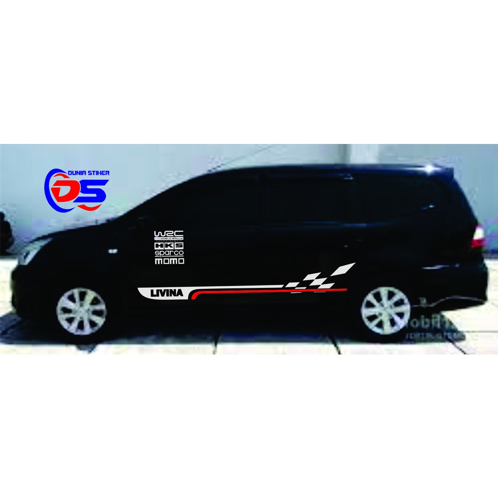 ikomard sticker Stiker Cutting List Livina Stiker Mobil Grand Livina Stiker Bodi Samping mobil Nissa