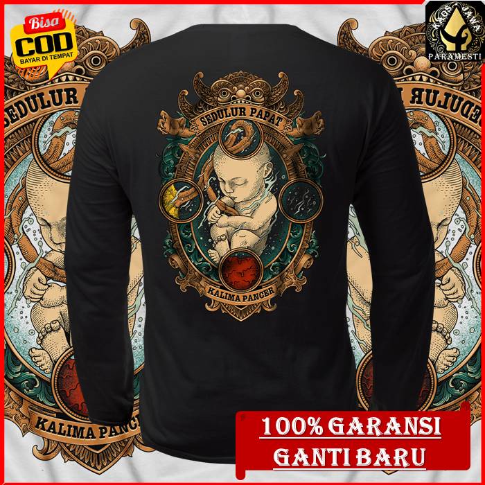 kaos jawa sedulur papat Paramesti terbaru Terkini kaos distro pria dewasa Oversize Bigsize Jumbo xxl