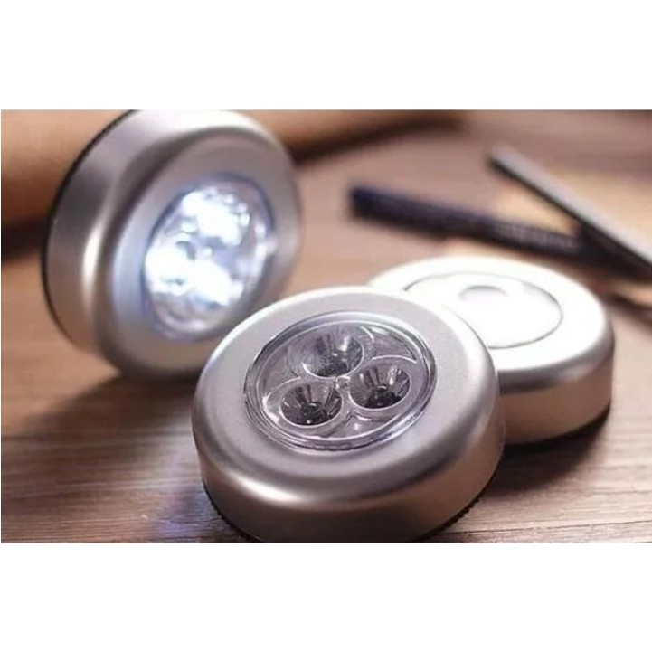 Lampu Tempel Emergency White 3 LED Stick And Click