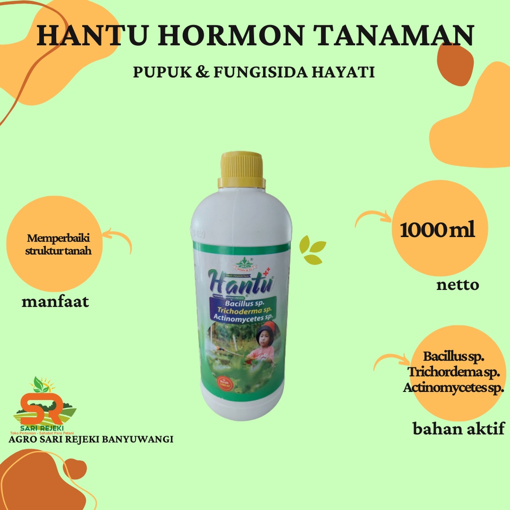 PUPUK HANTU 1LITER TRICHODERMA PEMBENAH TANAH