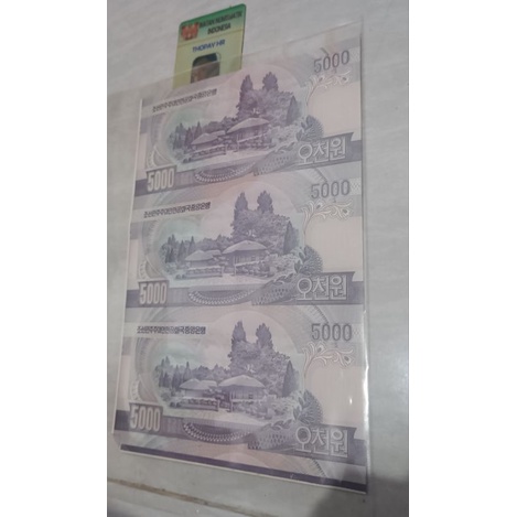 uang bersambung 3 Korea Utara