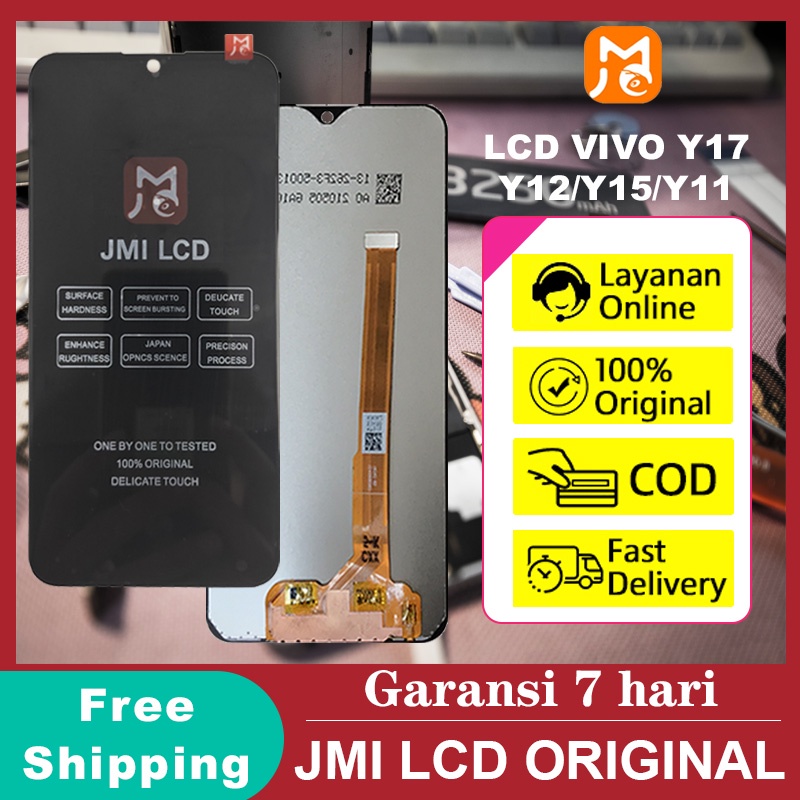 JMI LCD Touchscreen Fullset Original Asli untuk Vivo Y17 1902 / Y15 1901 / Y12 1904 / Y11 1906 / Vivo Y12i