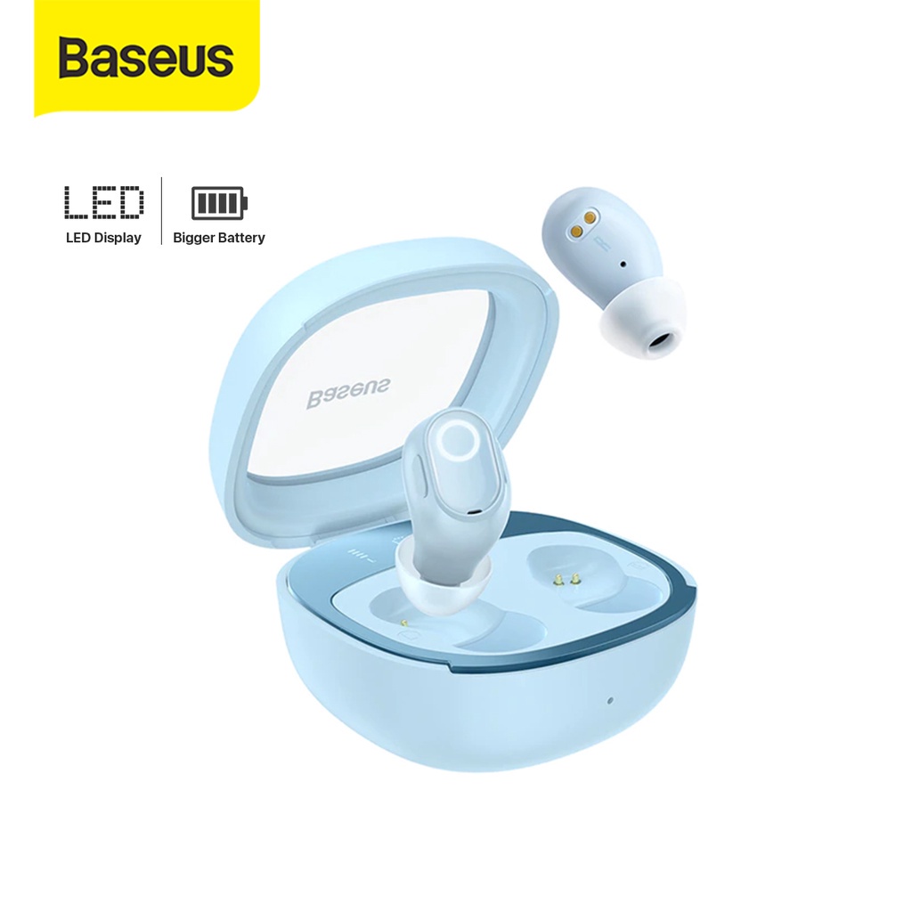 Baseus WM02 Plus TWS Headset Bluetooth Earphone Mini Earbuds Handsfree