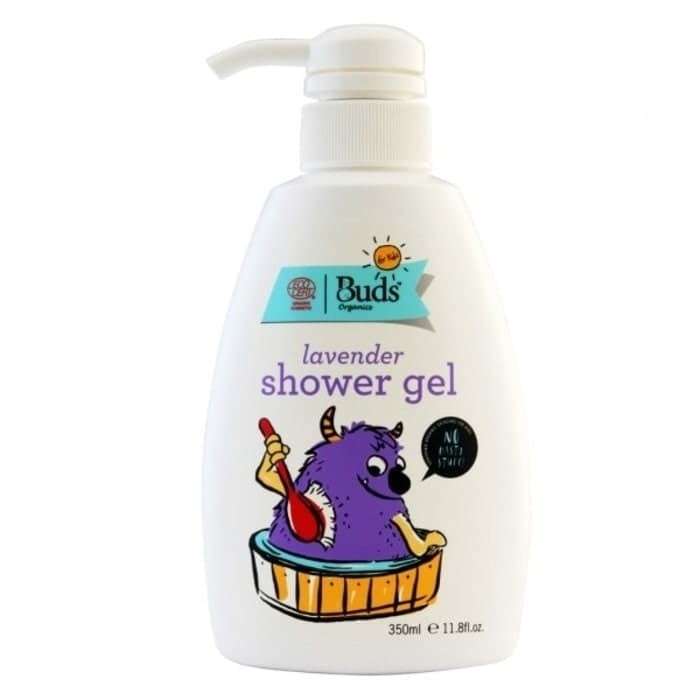 Buds Organic - Kids Shower Gel 350ml LAVENDER (pump)