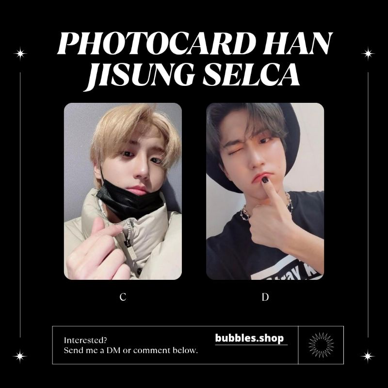 PHOTOCARD UNOFFICIAL HAN JISUNG STRAYKIDS SELCA