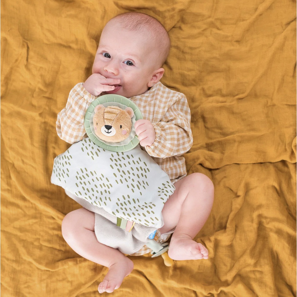 Taf Toys Harry The Lion Blankie - Selimut Rattle Anak Bayi Soft Baby Security Soothing Kain Blanket Blanket