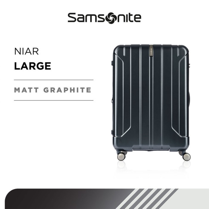 Koper Samsonite Koper Hardcase Niar Large 29 Inch New Lock - Matt Graphite