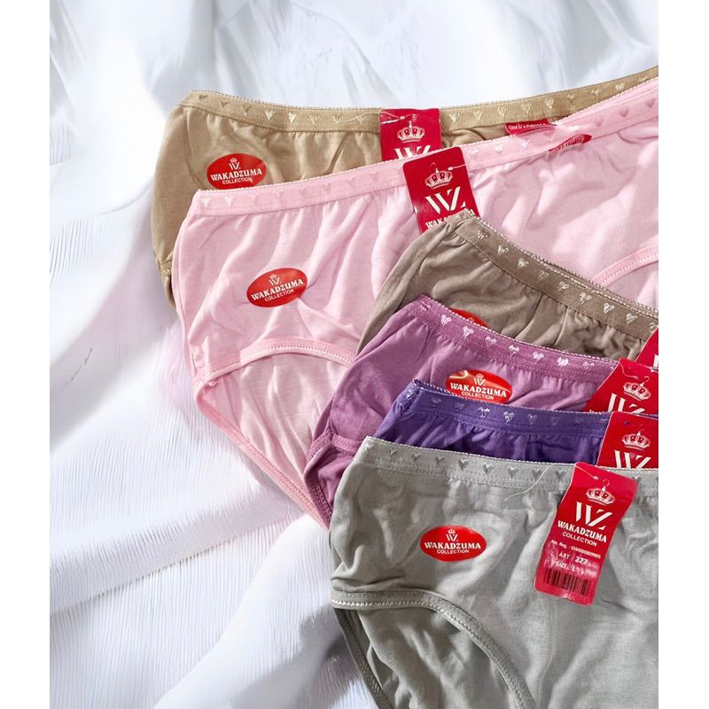 6 Pcs BEEE_91/Celana Dalam Wanita Cd Perempuan Wakadzuma Wkz 227