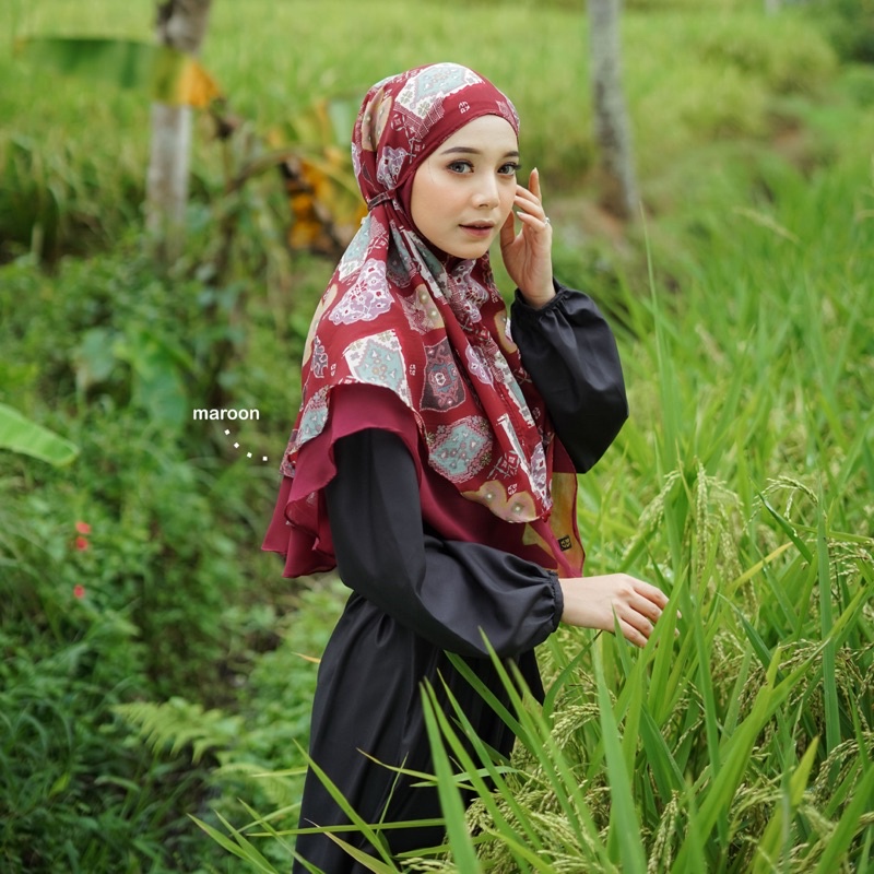 Koyu Hijab Instan Bergo Nashwa 2layer