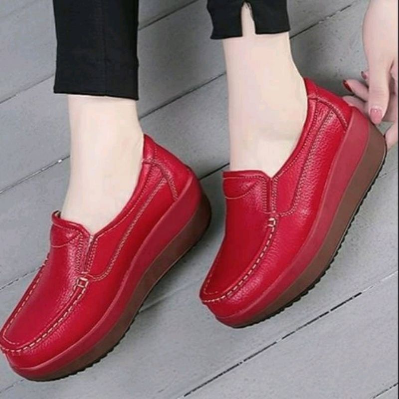 sepatu wanita import wedges tipe 1393