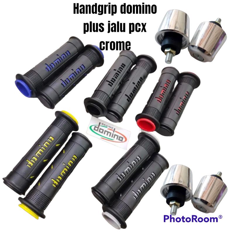 paket handgrip handfat domino plus jalu pcx crome universal motor