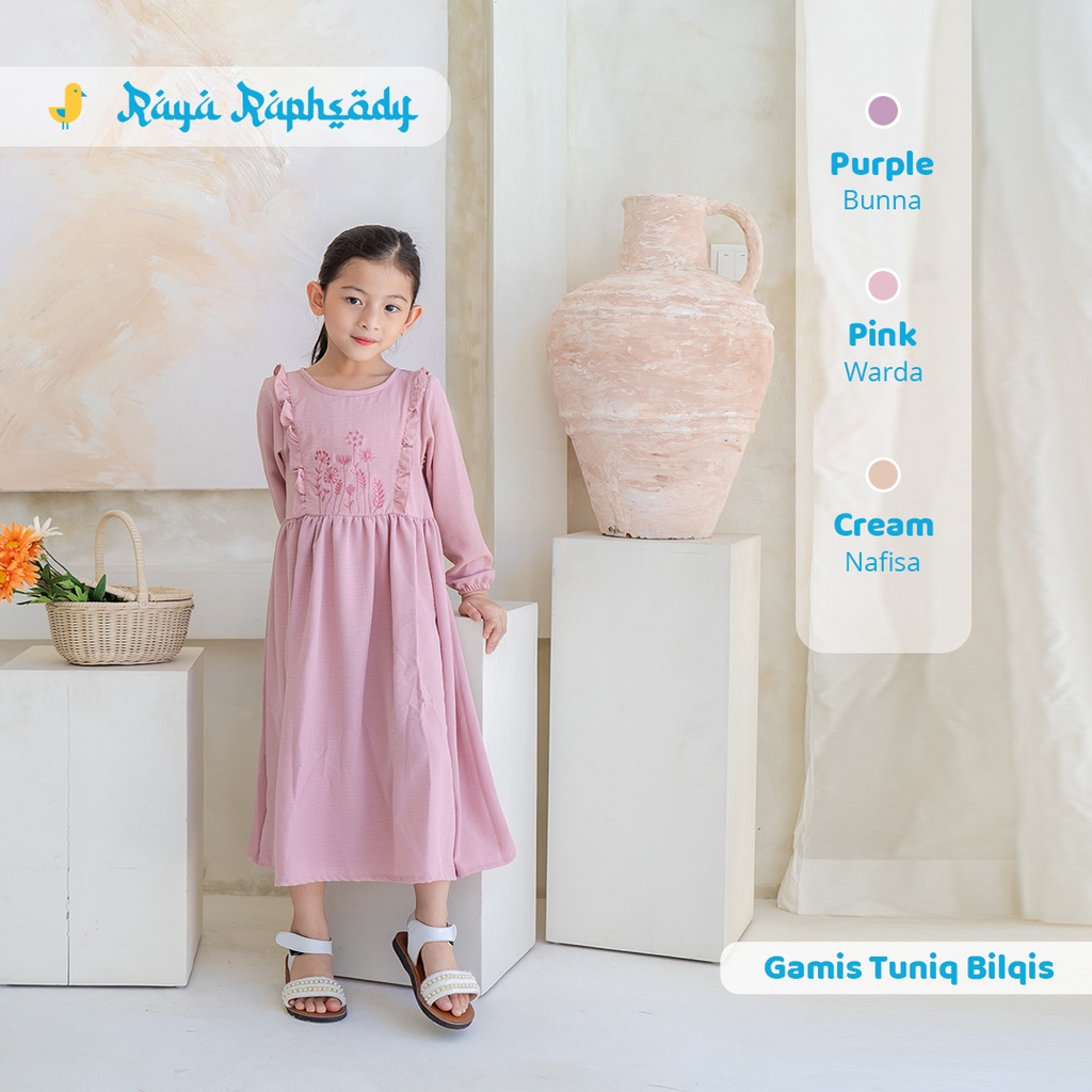 Joel Pakaian Muslim Anak - Gamis Anak Tuniq Bilqis