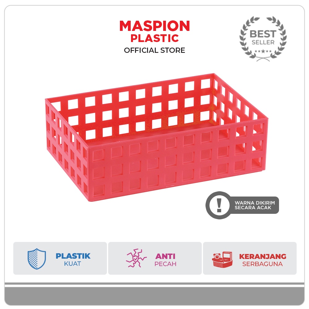 Maspion Keranjang Plastik Serbaguna Mesh Basket Medium