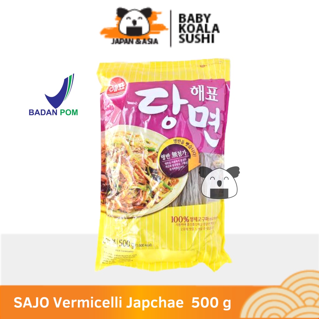 SAJO Vermicelli Korea Japchae Soun 500 gr | Glass Noodle Dangmyeon