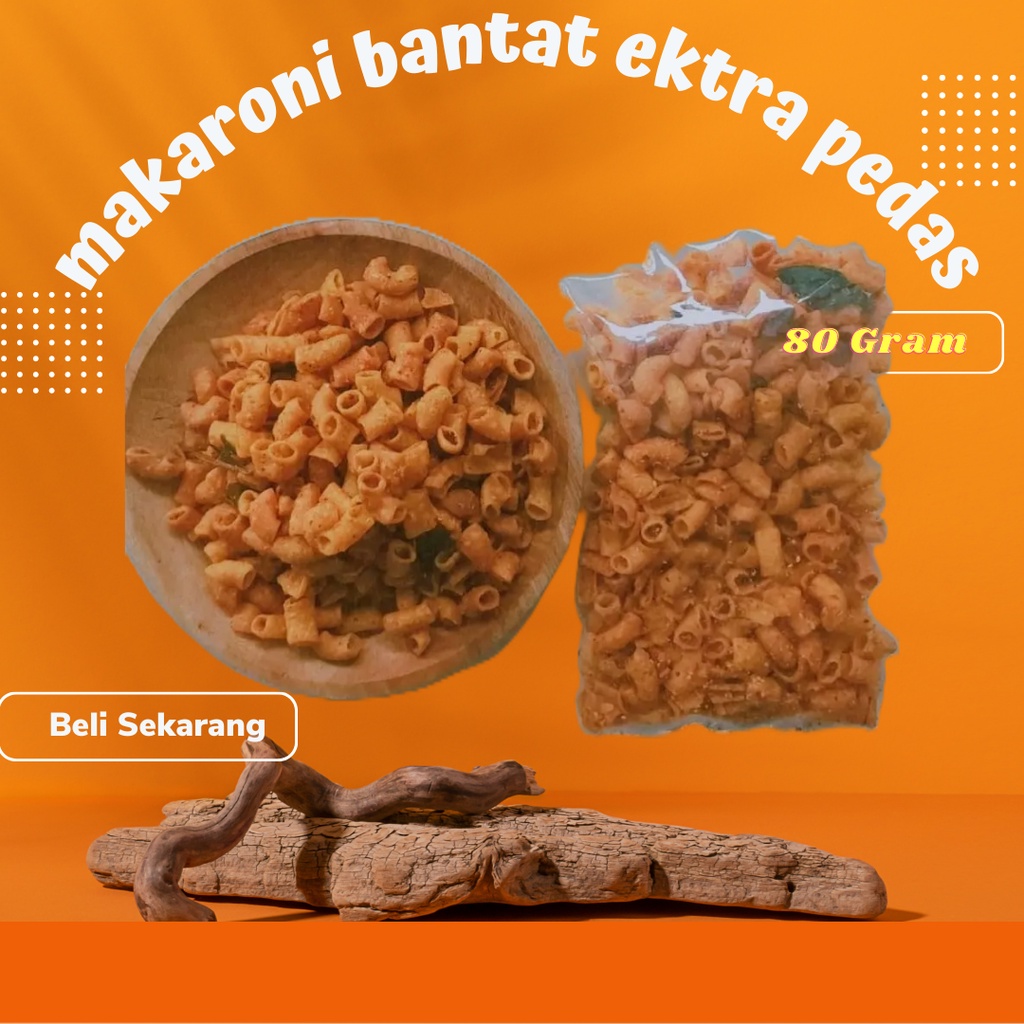 MAKARONI PIPA EXTRA PEDAS 80g