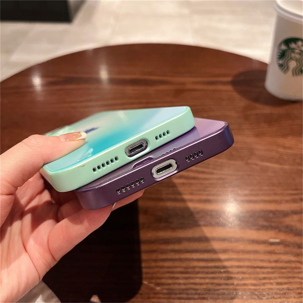 Casing Lensa Perlindungan Kamera Mewah iPhone 14 Pro Max Plus Casing Iphone13 12 11 Pro Max Kaca hard back cover Dengan logo Apple aesthetic case Perlindungan shockproof Tertutup Penuh