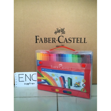 

Terlaris ✨ -connector pen faber castell 60 warna spidol faber-castell - tidak bublewrap- 2.1.23