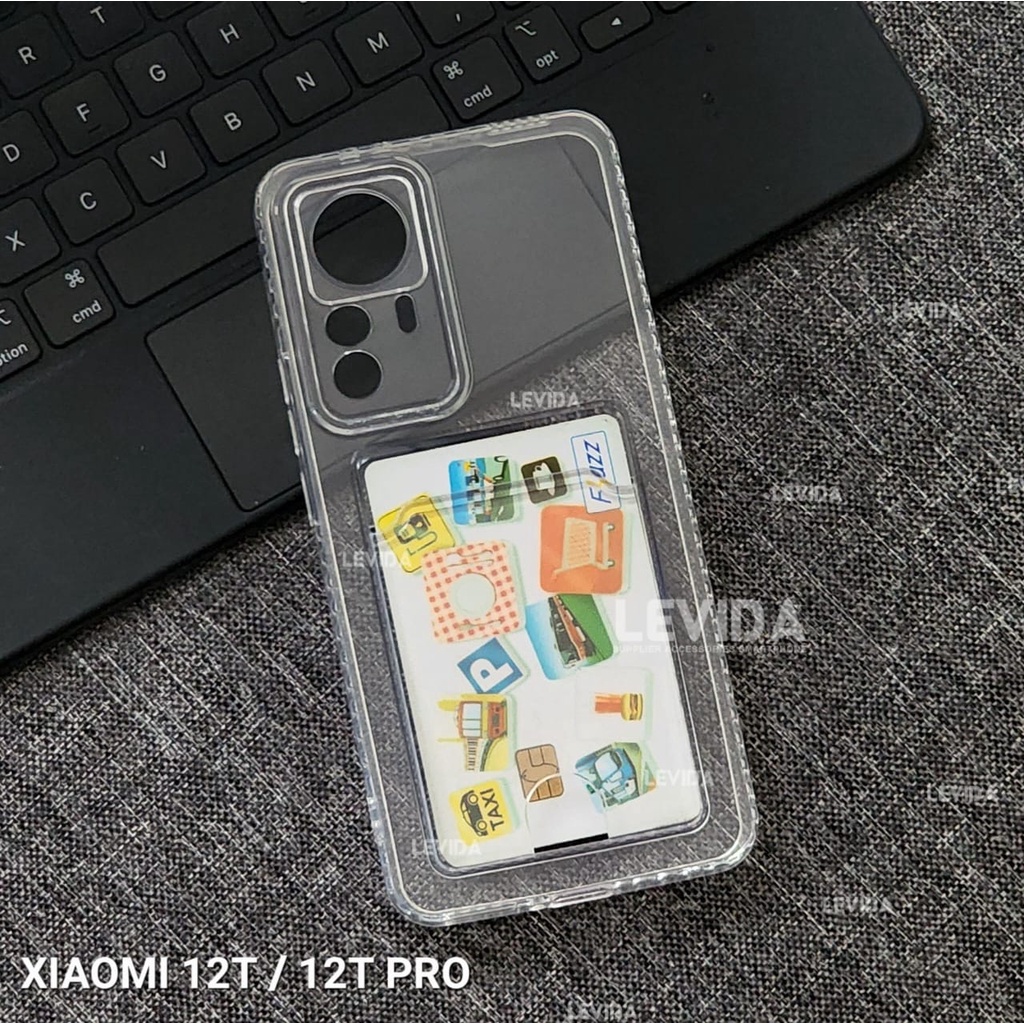 Xiaomi 12 Pro Clear Card Slot Kartu Bening Case  Xiaomi 12 Pro