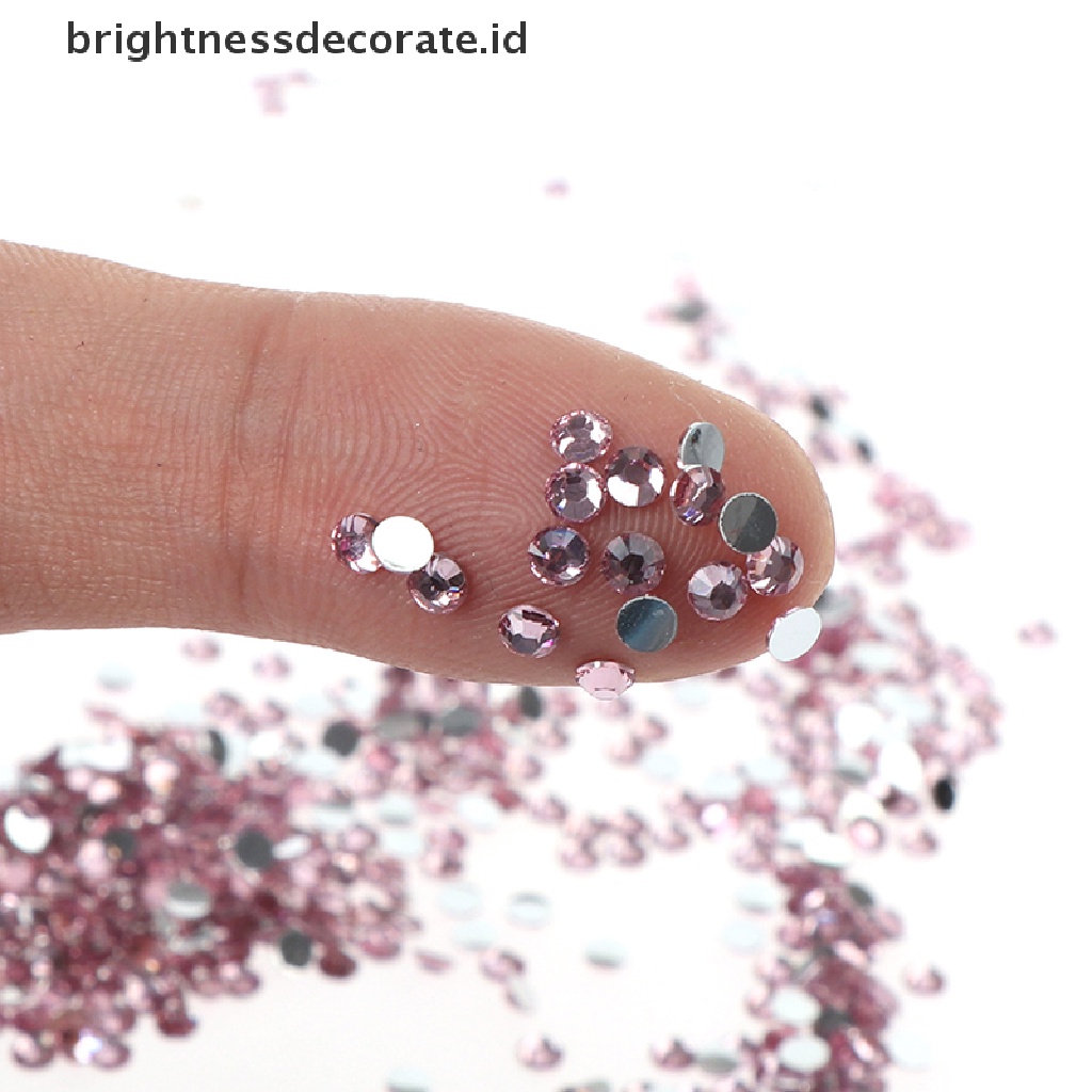 [Birth] 10000pcs 3MM Berlian Imitasi AB Susu Jelly Flatback Resin Kristal Untuk Dekorasi Nail Art [ID]