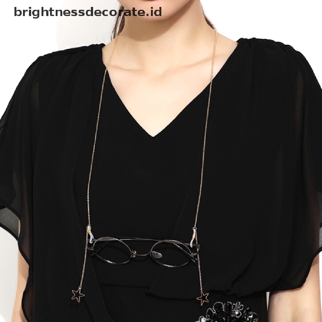 [Birth] Rantai Kacamata Star Sunglasses Kacamata Baca Eyewears Cord Holder Tali Leher [ID]
